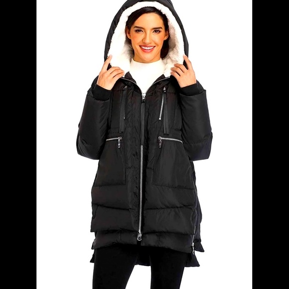 Hooded Down Puffer BOMBER Winter/Ski/snowboard Jacket - Picture 1 of 11